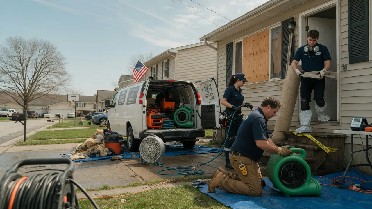 Water Damage Restoration in Vandergrift, PA near me